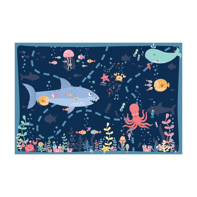 Colourful rugs Playoom Mat Under Water - An Expedition