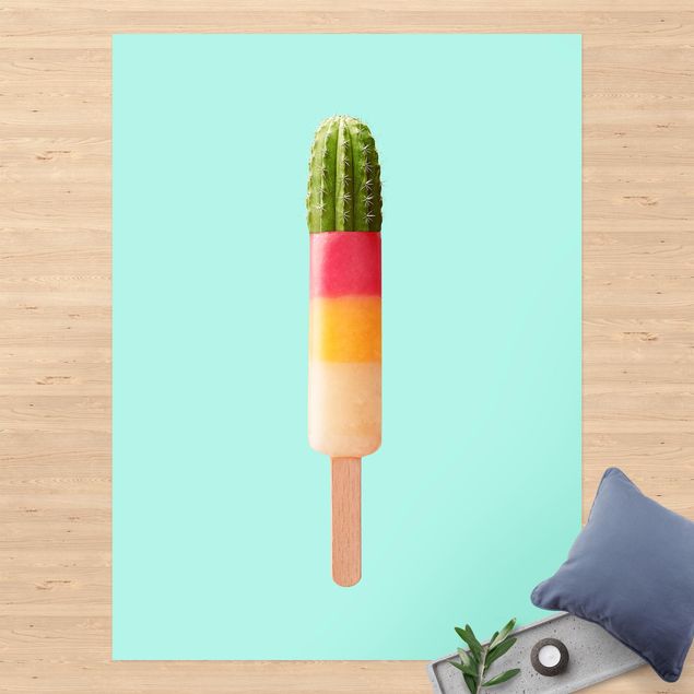outdoor balcony rug Popsicle With Cactus