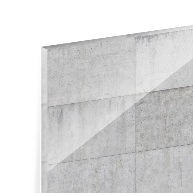Splashback - Concrete Brick Look Grey