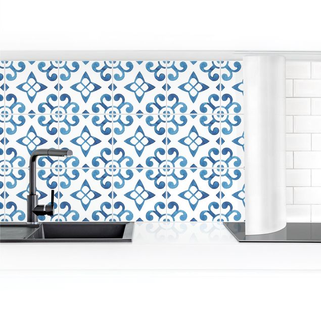 Kitchen wall cladding - Watercolour Tiles - Braga