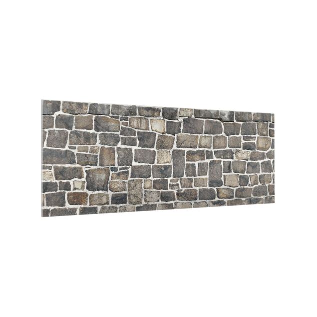 Glass splashbacks Quarry Stone Wallpaper Natural Stone Wall