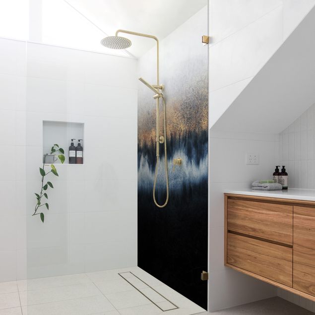 Shower wall cladding - Golden Horizon