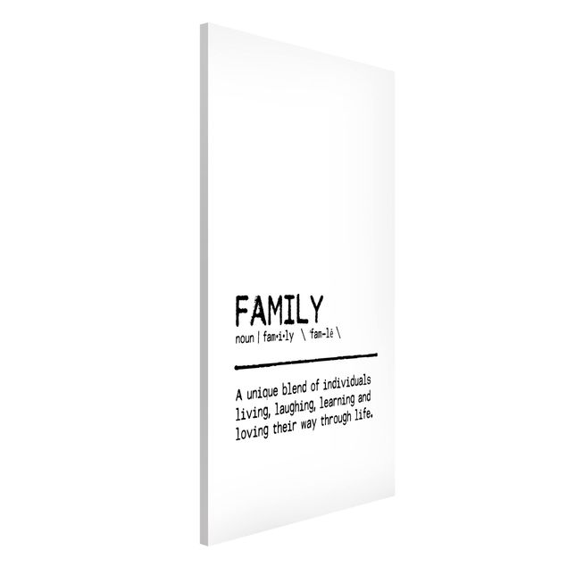 Magnetic memo board - Definition Family Unique