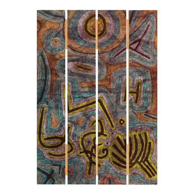 Print on wood - Paul Klee - Catharsis