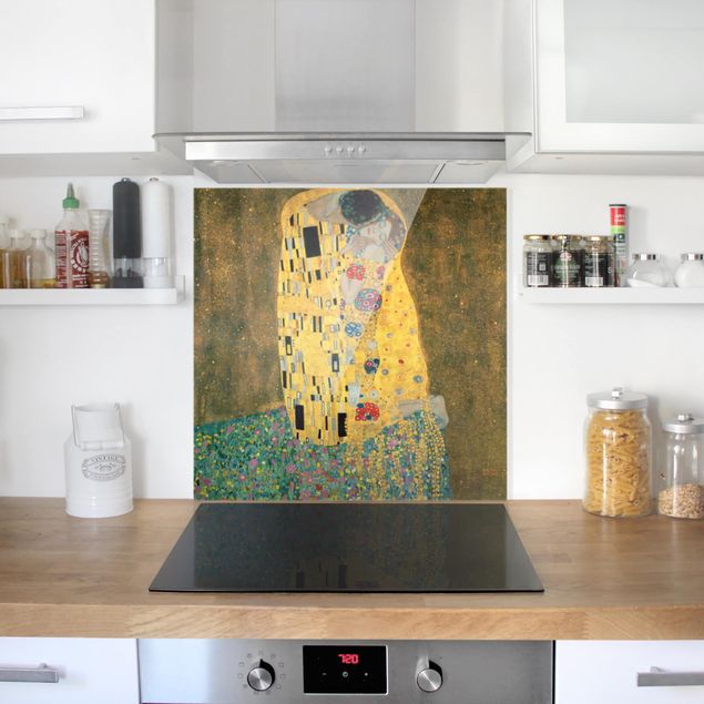 Glass splashback Gustav Klimt - The Kiss