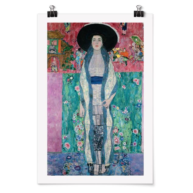 Poster art print - Gustav Klimt - Portrait Adele Bloch-Bauer II