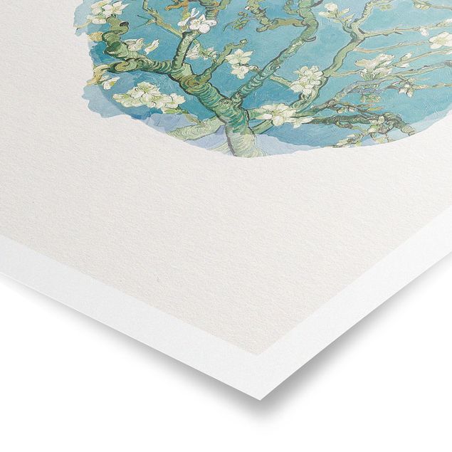 Poster - WaterColours - Vincent Van Gogh - Almond Blossom