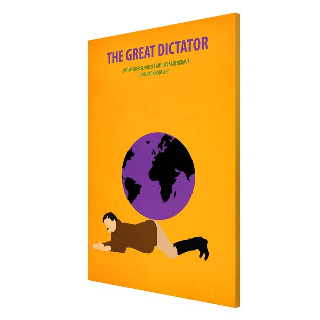 Magnetic memo board - Film Poster The Great Dictator