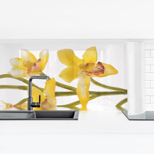 Kitchen wall cladding - Saffron Orchid Waters