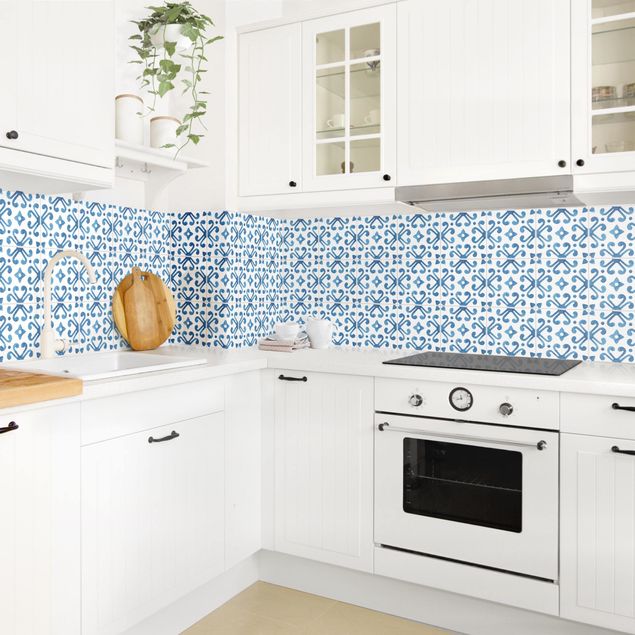 Kitchen splashbacks Watercolour Tiles - Belém