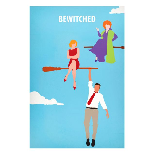 Magnetic memo board - Film Poster Bewitched
