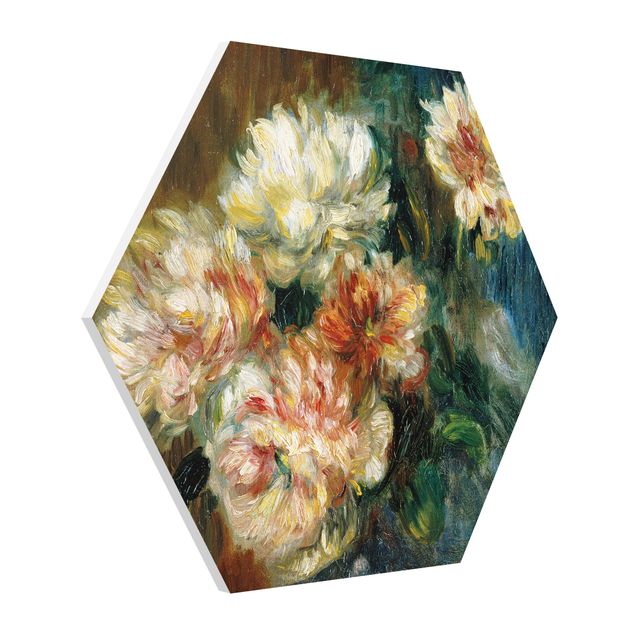 Forex hexagon - Auguste Renoir - Vase of Peonies