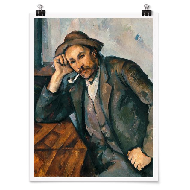 Poster - Paul Cézanne - The Pipe Smoker