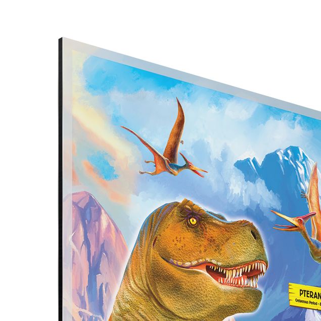 Print on aluminium - The Dinosaurs Species