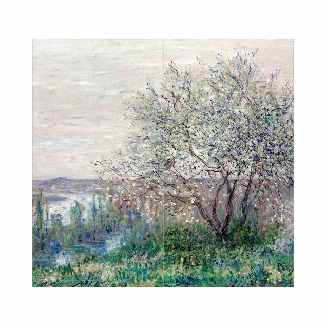 Shower wall cladding - Claude Monet - Spring Mood