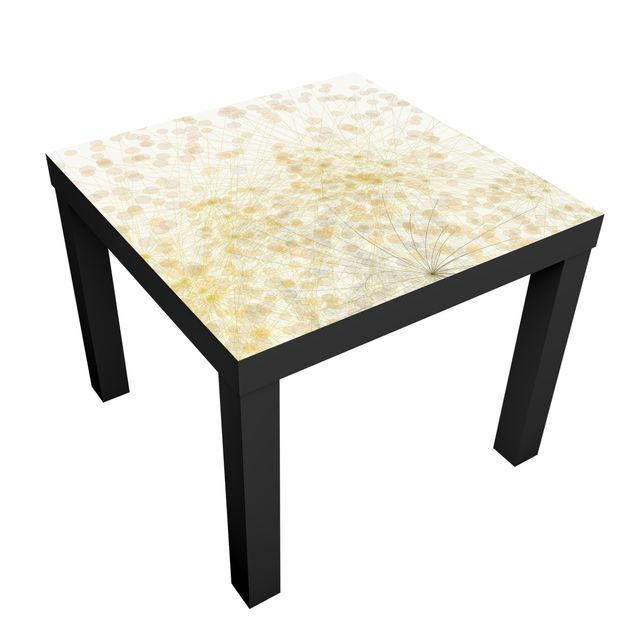 Adhesive film for furniture IKEA - Lack side table - No.RY6 Blossoms