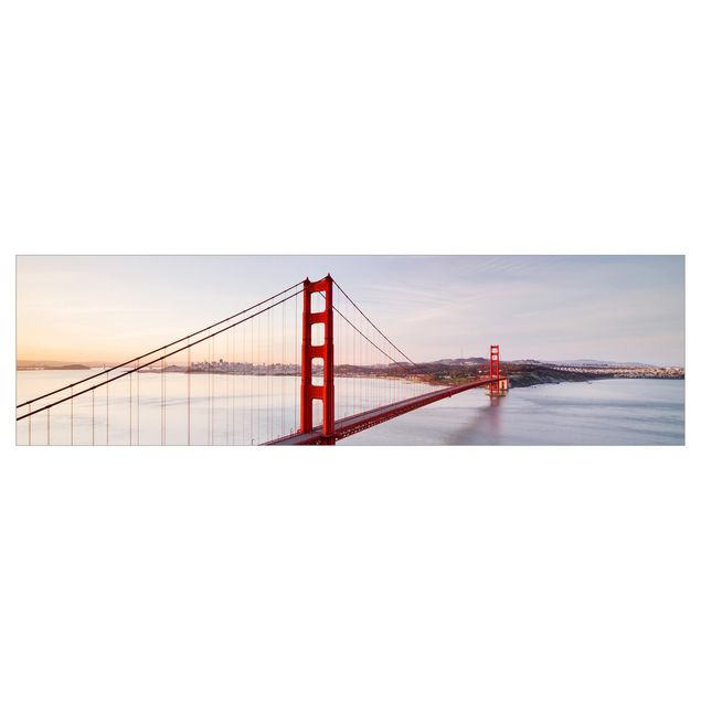 Kitchen wall cladding - Golden Gate Bridge In San Francisco
