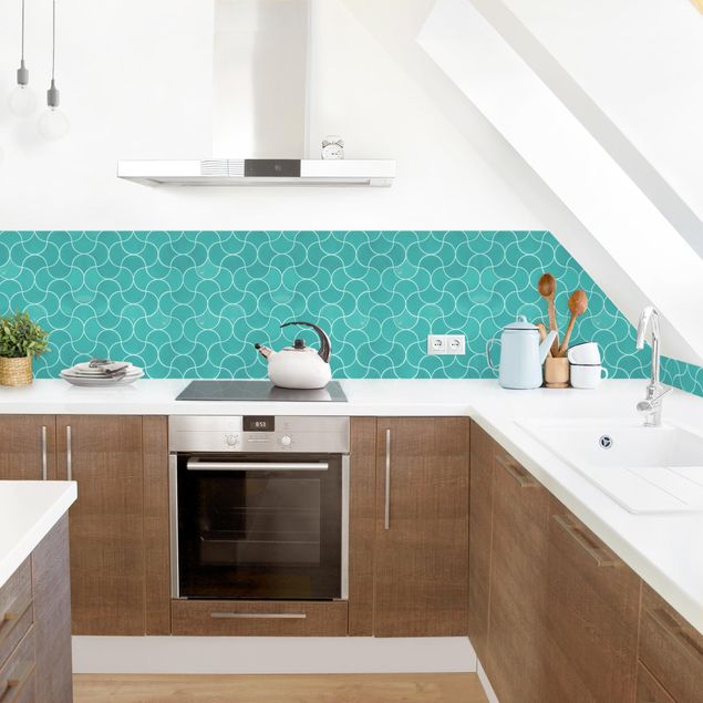 Kitchen wall cladding - Ceramic Tiles - Turquoise