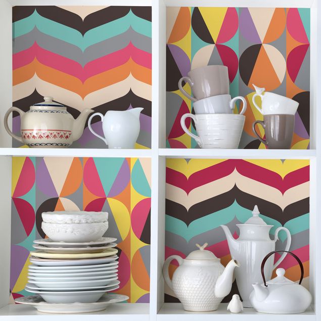 Adhesive film for furniture - Two 60s Retro Patterns