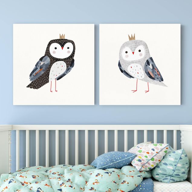 Print on canvas - Winning Owl Set I