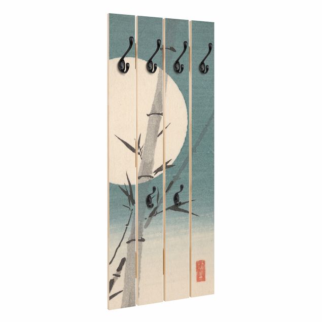 Coat rack - Japanese Drawing Bamboo And Moon