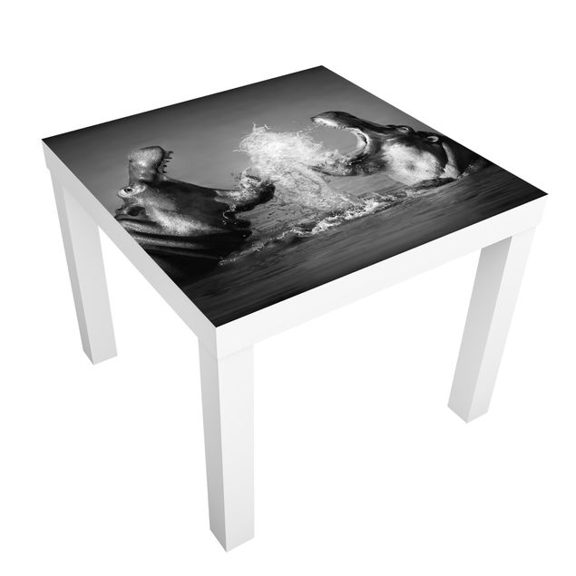Adhesive film for furniture IKEA - Lack side table - Hippo Fight