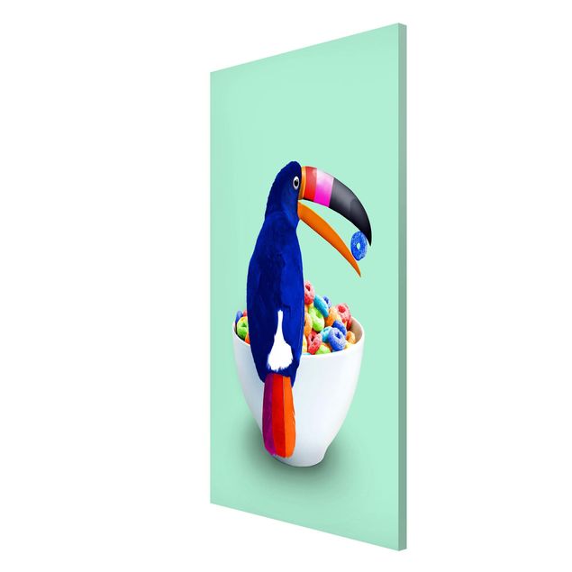 Magnetic memo board - Breakfast With Toucan