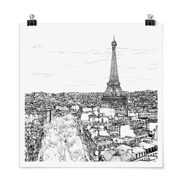 Poster - City Study - Paris