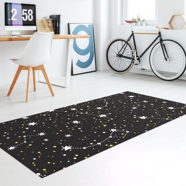 hallway runner Drawn Starry Sky With Great Bear