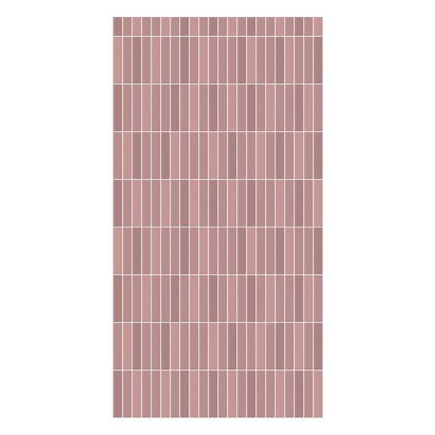 Shower wall cladding - Subway Tiles -Antique Pink