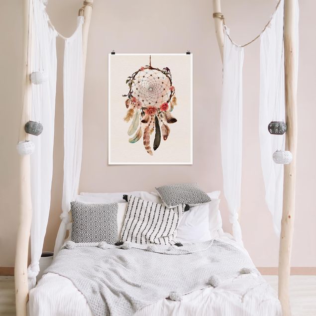 Poster spiritual - Dream Catcher With Beads