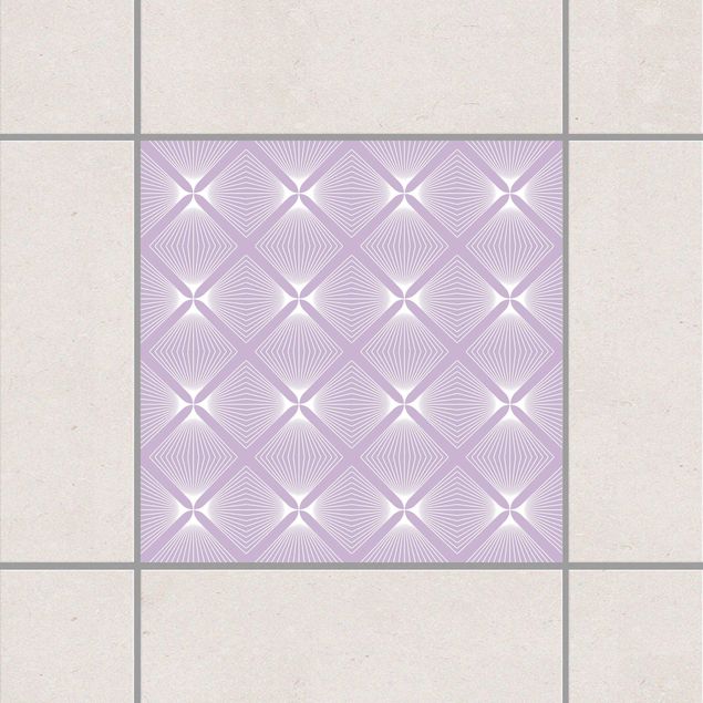 Tile sticker - Tender Vintage Caro Lavender