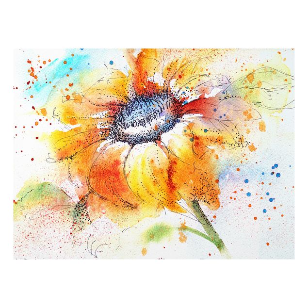 Forex print - Painted Sunflower