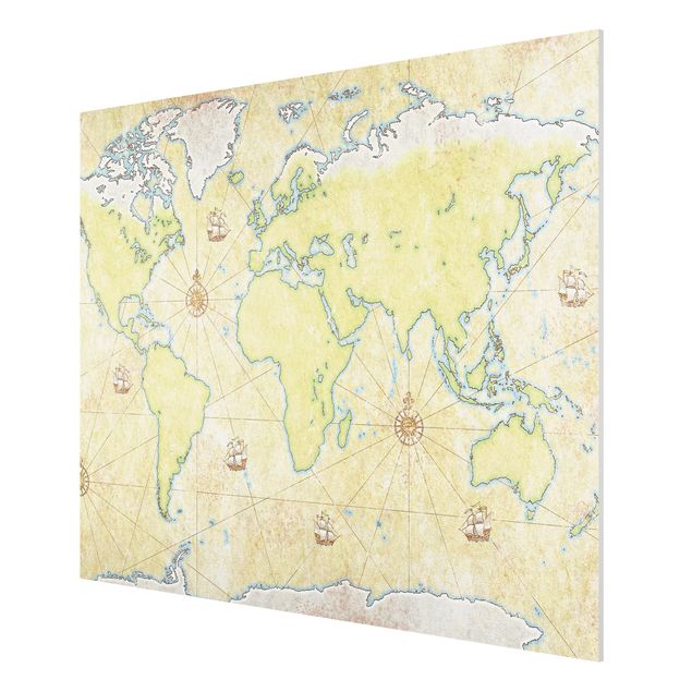 Forex print - World Map