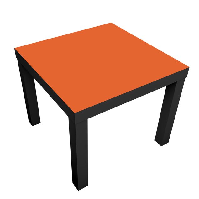 Adhesive film for furniture IKEA - Lack side table - Colour Orange