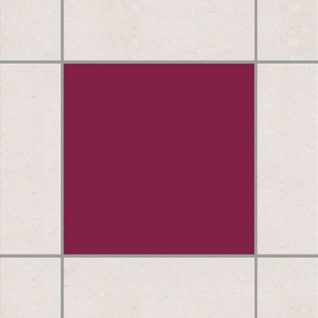 Tile sticker - Colour Red Wine