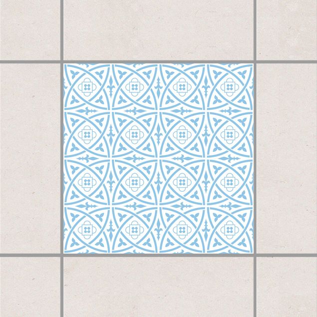Tile sticker - Celtic White Light Blue
