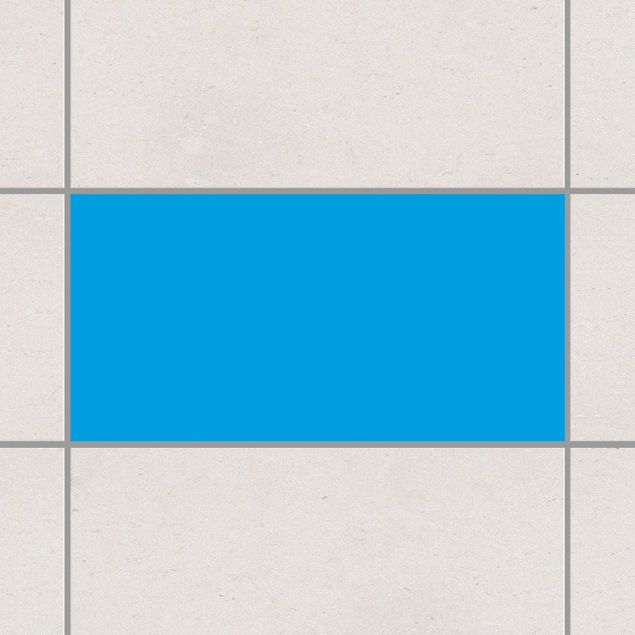 Tile sticker - Colour Cyan Blue