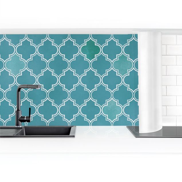 Kitchen wall cladding - Moroccan Ornament Pattern II