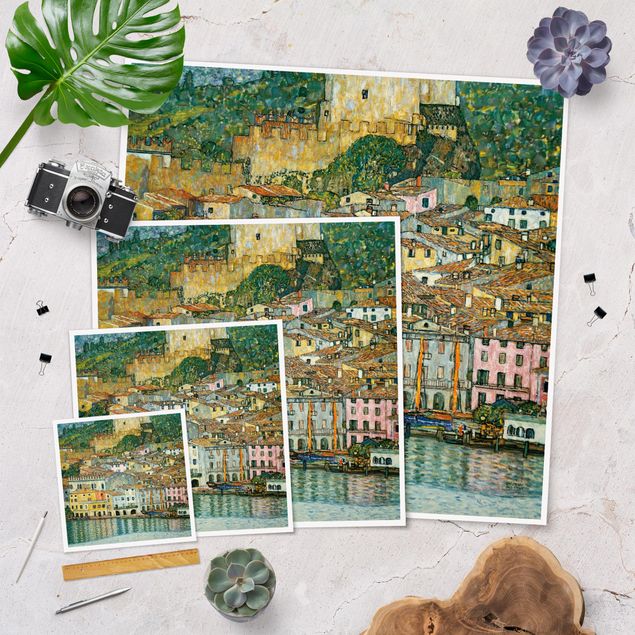 Poster - Gustav Klimt - Malcesine On Lake Garda