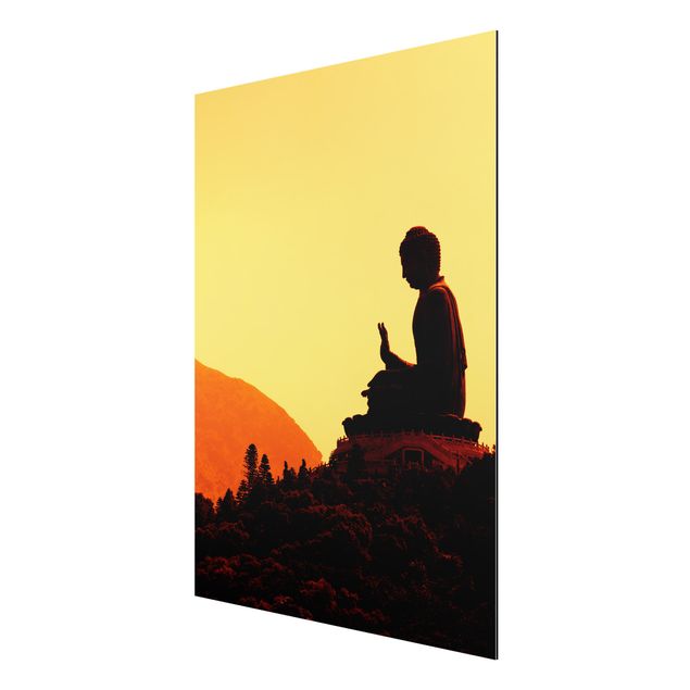 Print on aluminium - Resting Buddha