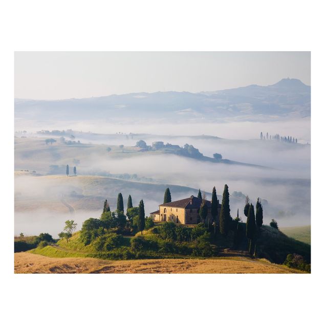 Print on aluminium - Country Estate In The Tuscany