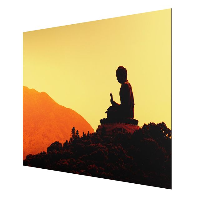 Print on aluminium - Resting Buddha