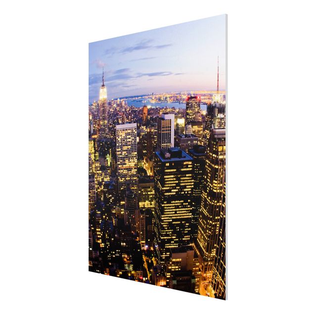 Forex print - New York Skyline At Night