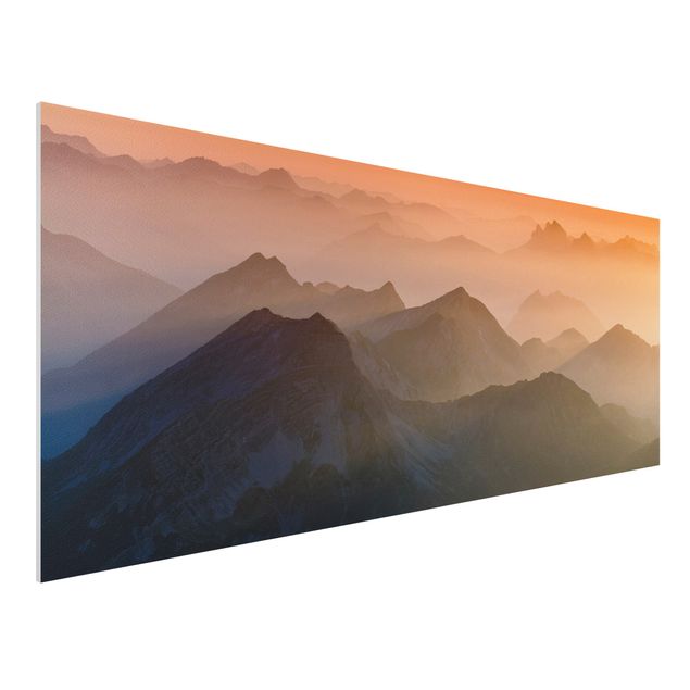 Forex print - View From The Zugspitze Mountain