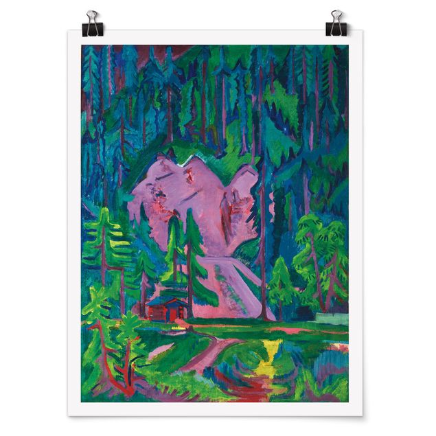 Poster art print - Ernst Ludwig Kirchner - Quarry in the Wild