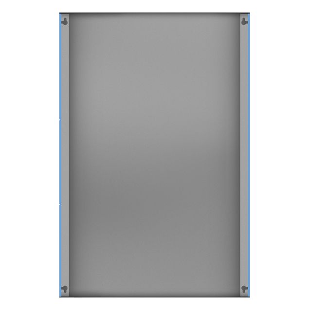 Magnetic memo board - Drawn White Crosses On Blue