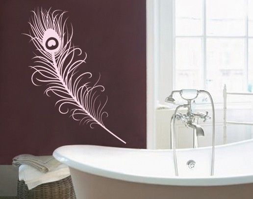 Wall sticker - No.SF574 feather 2