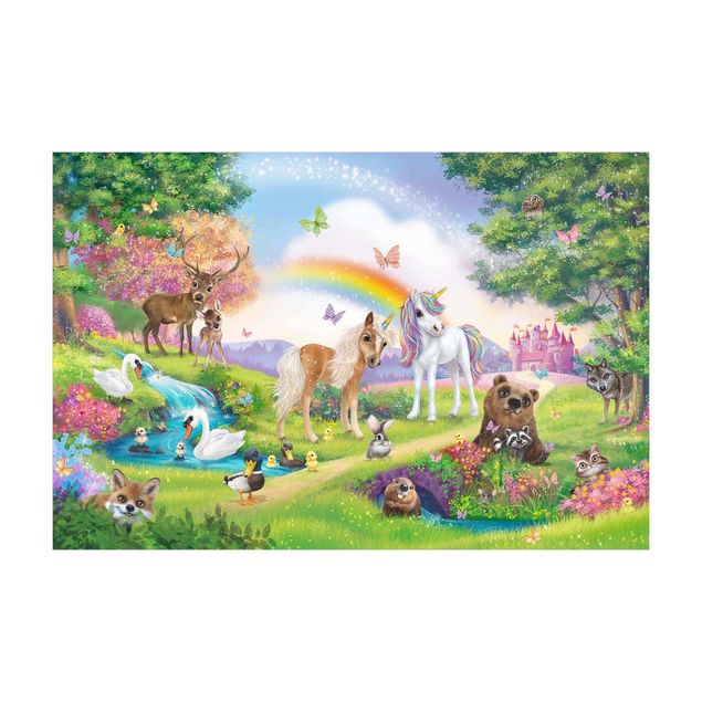 Rainbow rugs Animal Club International - Magical Forest With Unicorn