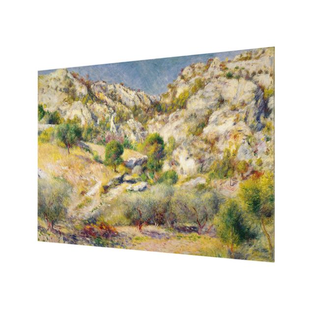 Glass Splashback - Auguste Renoir - Rock At Estaque - Landscape 3:4